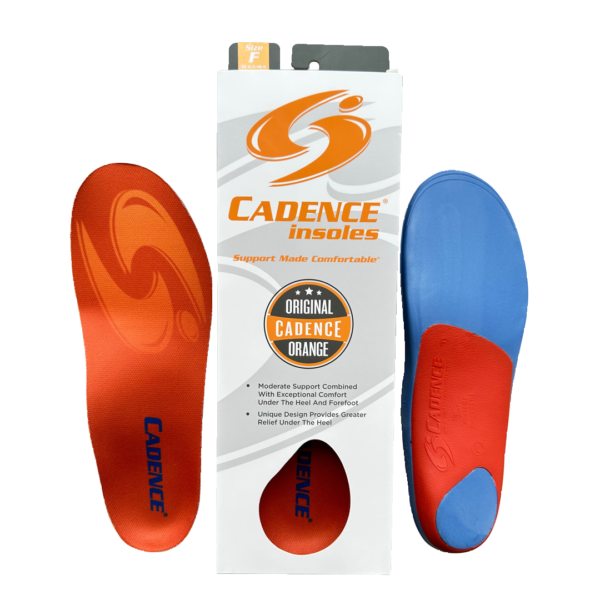 Cadence Original Orange Insole box